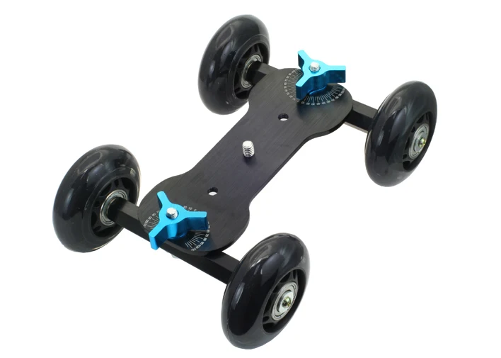 

Pro Table Top Dolly Mini Car Skater Track Slider For DSLR Video Film 700D 7D 70D Black