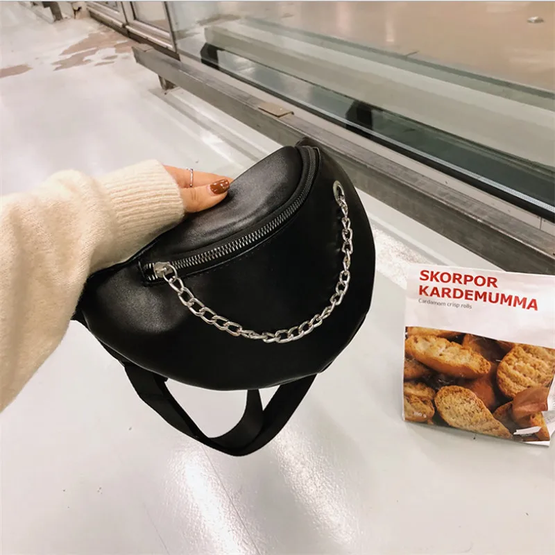 Роскошный поясной кошелек KAFVNIE из искусственной кожи в стиле хип-хоп поясные