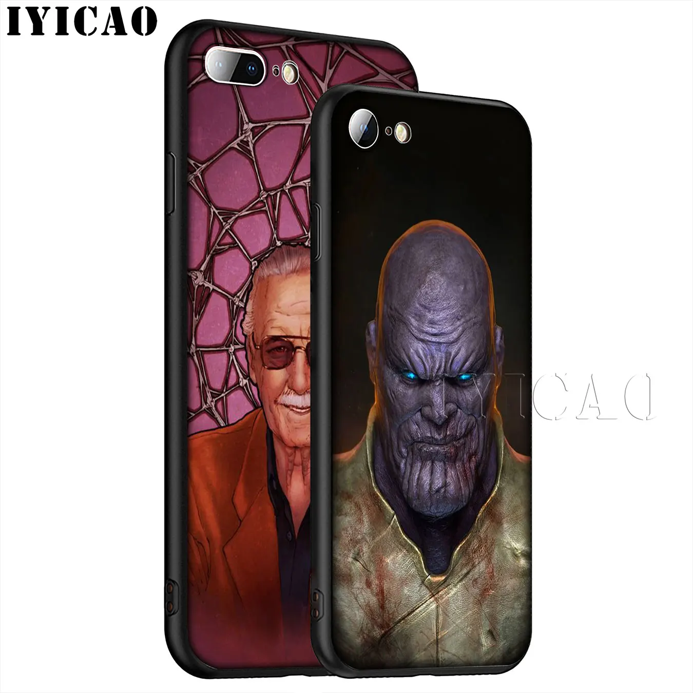 IYICAO Мягкий силиконовый чехол для телефона с логотипом Marvel Superheroes iPhone XR X XS 11 Pro Max 6 6S