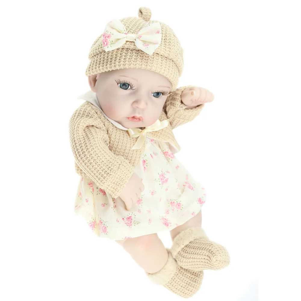 NPK мини полностью виниловая Кукла Reborn Baby игрушки 11 &quotCorpo Todo силиконовые для