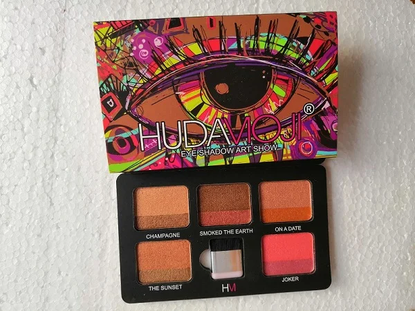 Новинка HUDAMOJI 10-color eyeshadow exhibition: теперь доступно 10 цветов теней для век