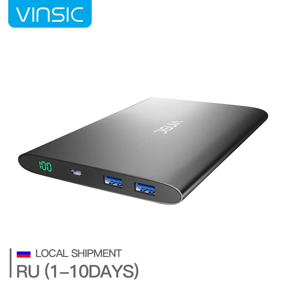 (Доставка из России) Vinsic чужой P2 20000 мАч запасные аккумуляторы для телефонов Ultra Slim