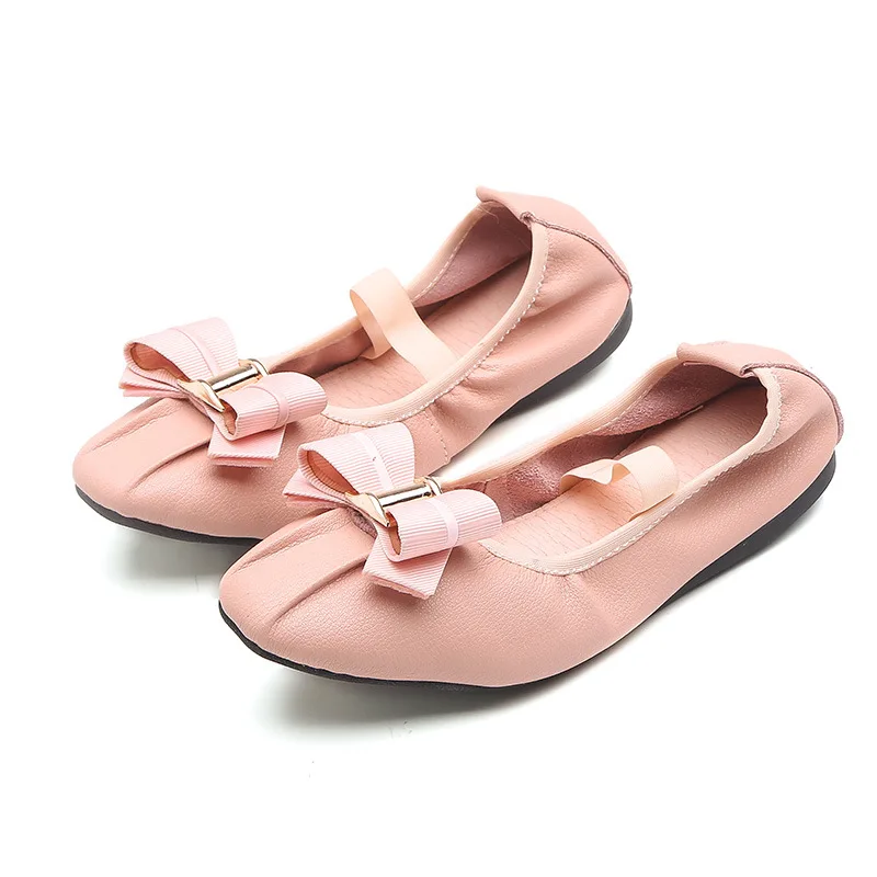 

Children Girls Mary Jane Sandals Elegant Dress Princess Ballerina Dance Wedding Party Leather Student Egg Rolls Female Shoes
