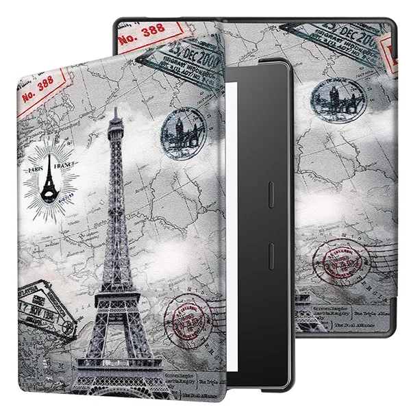 KO2 SY FGTT Тонкий с принтом из искусственной кожи чехол для / Amazon Kindle Oasis 2/3 для чтения электронных книг новых 7," читалка принципиально Капа+ подарок - Цвет: KO2 SY FGTT