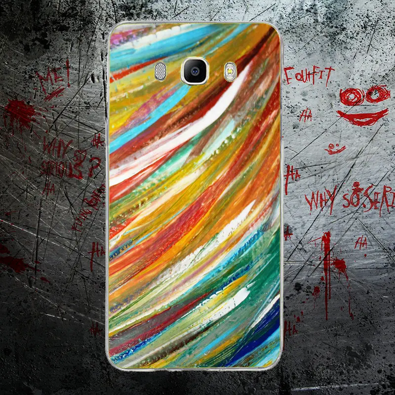 Soft Silicone Transparent TPU Mobile Phone Cases For Samsung Galaxy J1 J2 J3 J5 J7 A3 A5 A7 2016 2017 Bags Abstract Paint Color | Мобильные