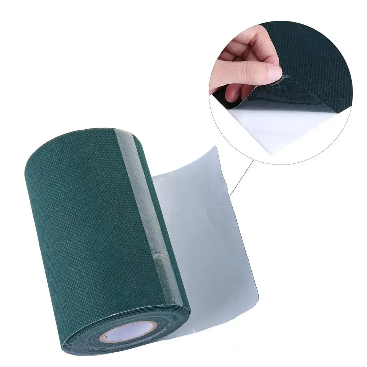 10 м x 15 см Большой DIY искусственная трава соединяющая самоклеющаяся лента искусственная газонная трава с дёрном газонный ковер шовная лента зеленый домашний декор