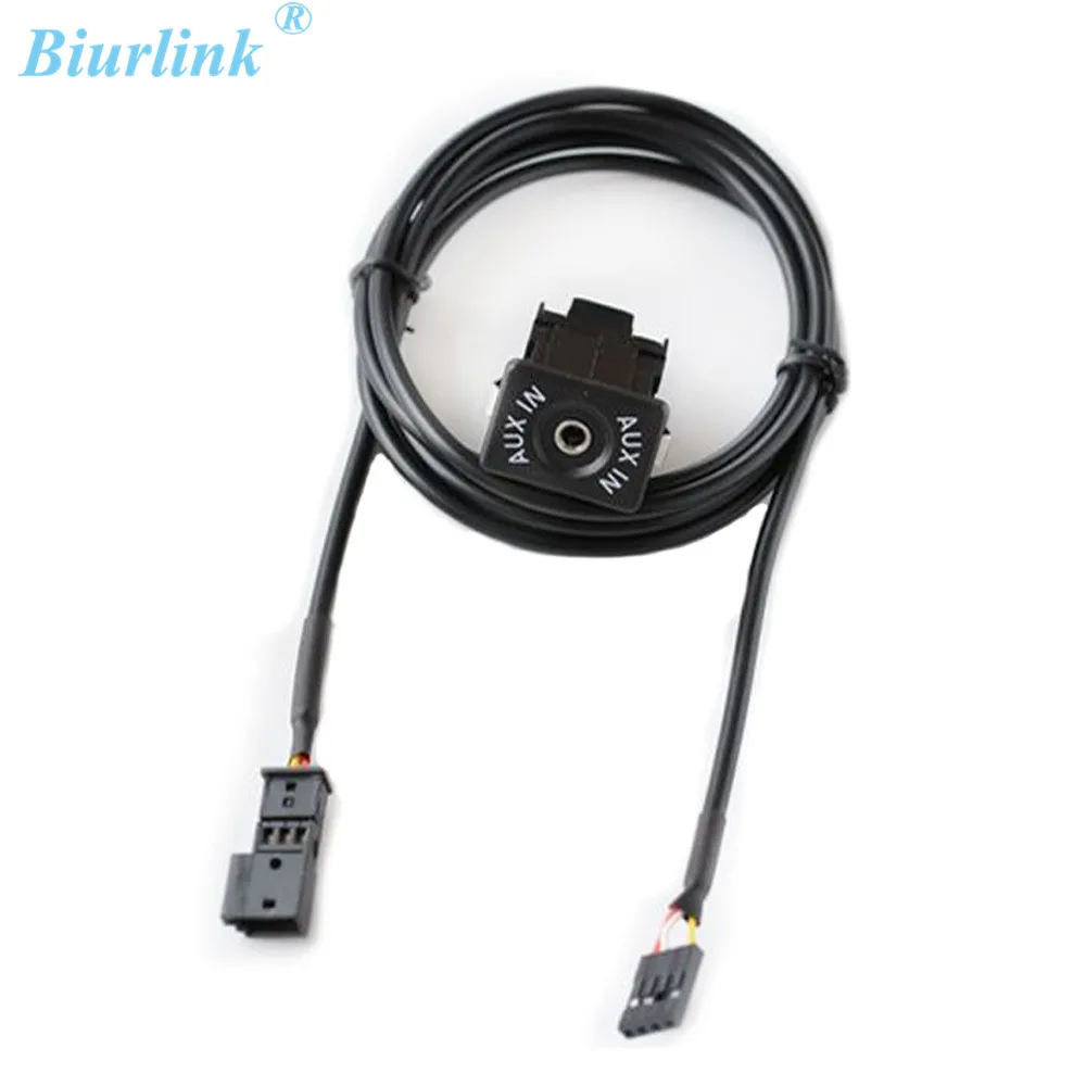 Biurlink 3 5 мм CD Changer MP3 Профессиональный Aux in кабель аудио адаптер для 16:9 Navi BMW BM54 E39 E46 E53