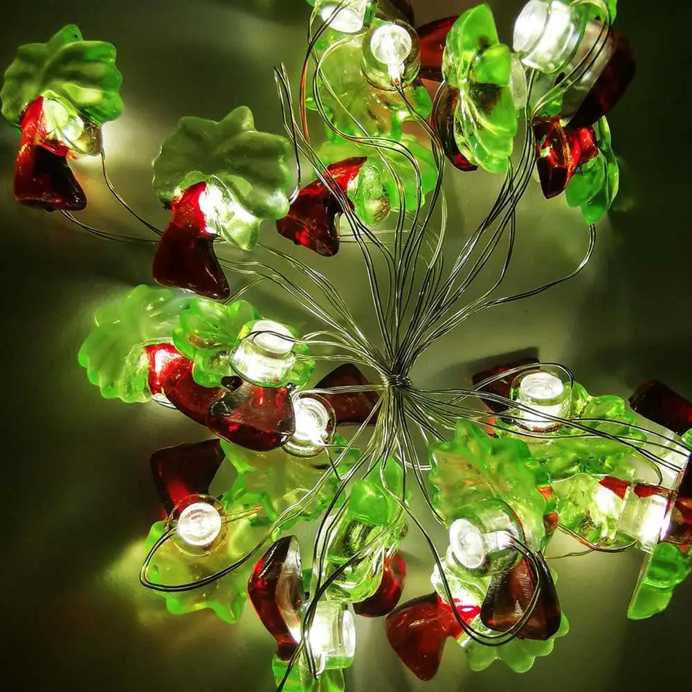 2m 20 led litght 7 Гавайские Алоха Вечерние Декорации ананас Фламинго баннер С КАКТУСОМ Лето Тропический Фламинго день рождения Luau пляжные вечерние сувениры - Цвет: 2m 20 led litght 7