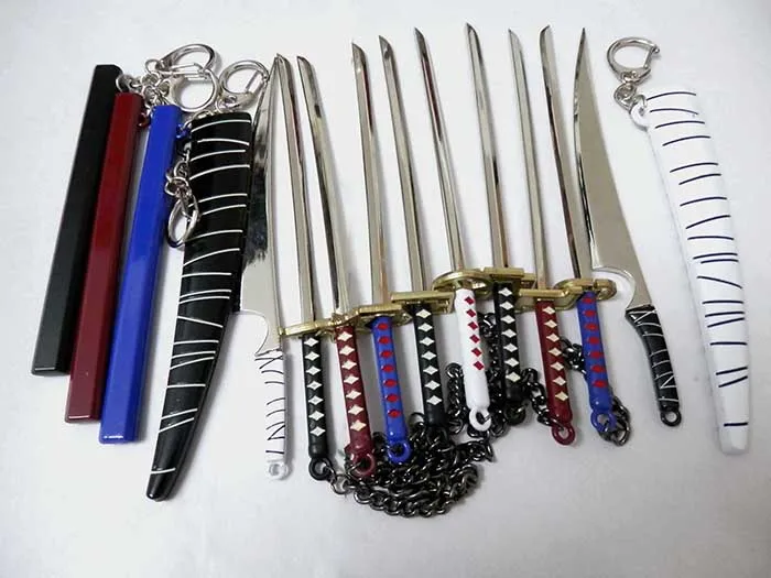 Оптовая/Розничная Аниме отбеливатель bankai многоцветный брелок zangetsu с игрушечной