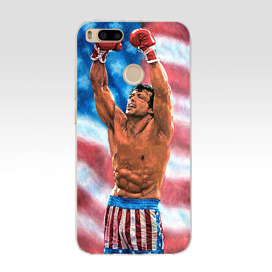 212AQ rocky balboa 4 силиконовый мягкий ТПУ чехол для телефона xiaomi redmi 4a 6a 4x note 5a pro mi a1 |