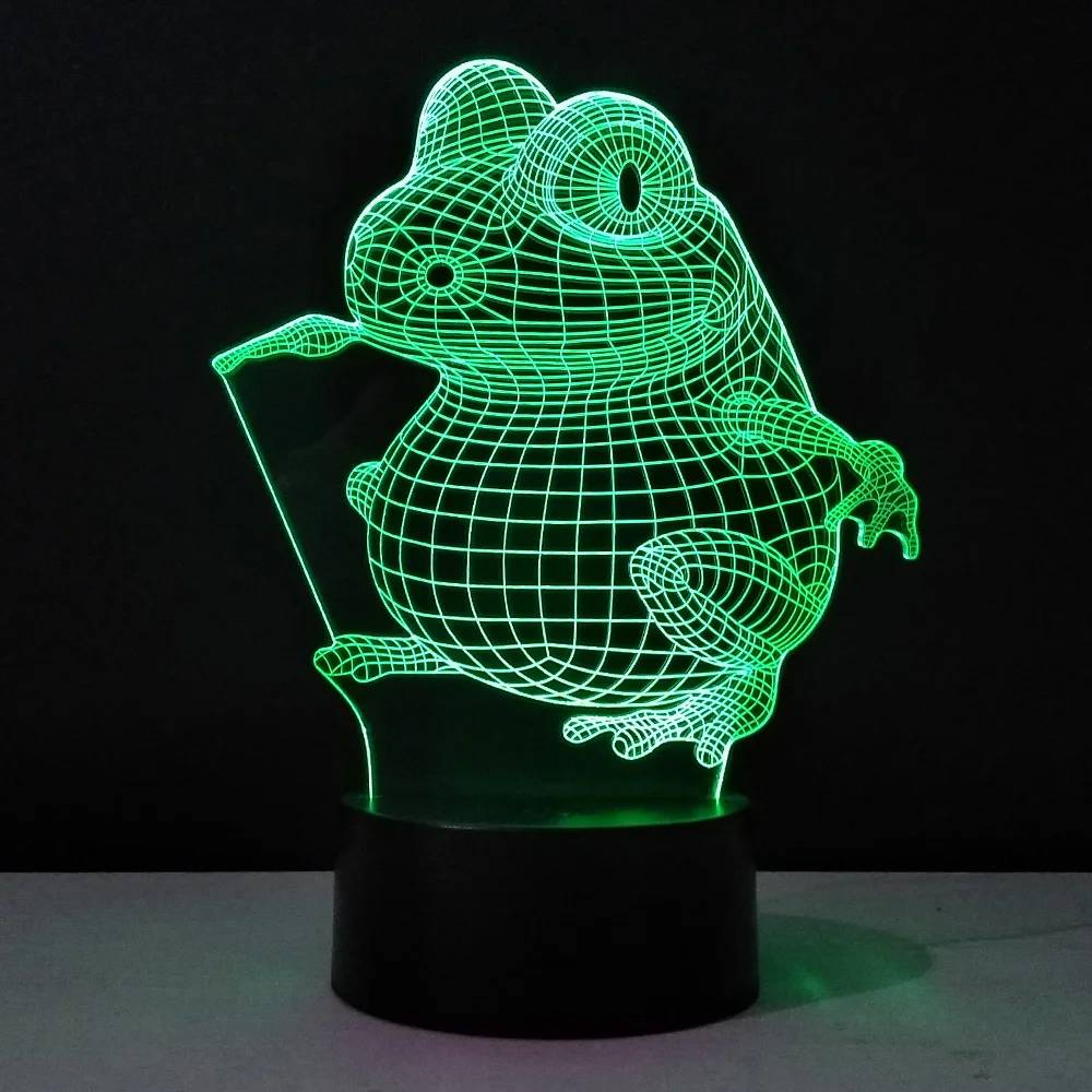 3D luces led decoracion lampada 7 цветов сменный Ночной свет светильник ing lamp lamparas Indoor Veilleuse nightlamp