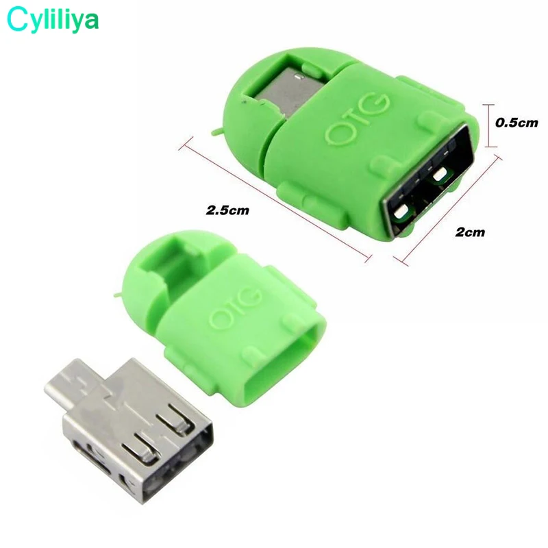 50pcsMicro мини USB OTG Кабель адаптер для Samsung Galaxy S3 S4 HTC Tablet PC MP3 MP4 смартфон многоцветная