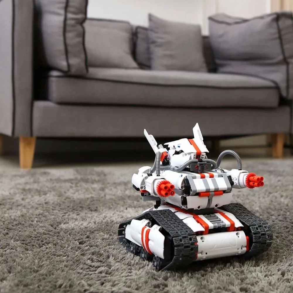 Global Version Xiaomi Mitu Robot Tank Mecha Crawler Building Block Robot Crawler Tank Version Controlled By Smartphone Gift Toys