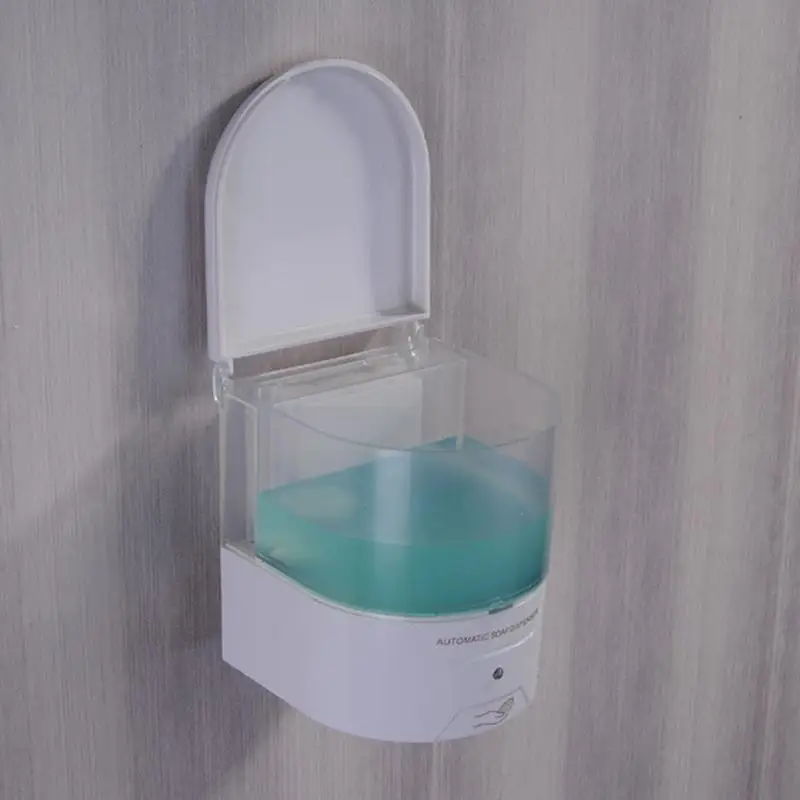 AKDSteel 400ml Soap Dispenser Battery Powered Wall-Mount Automatic Intelligent InductionTouch-free Transparent Lotion er0 | Освещение