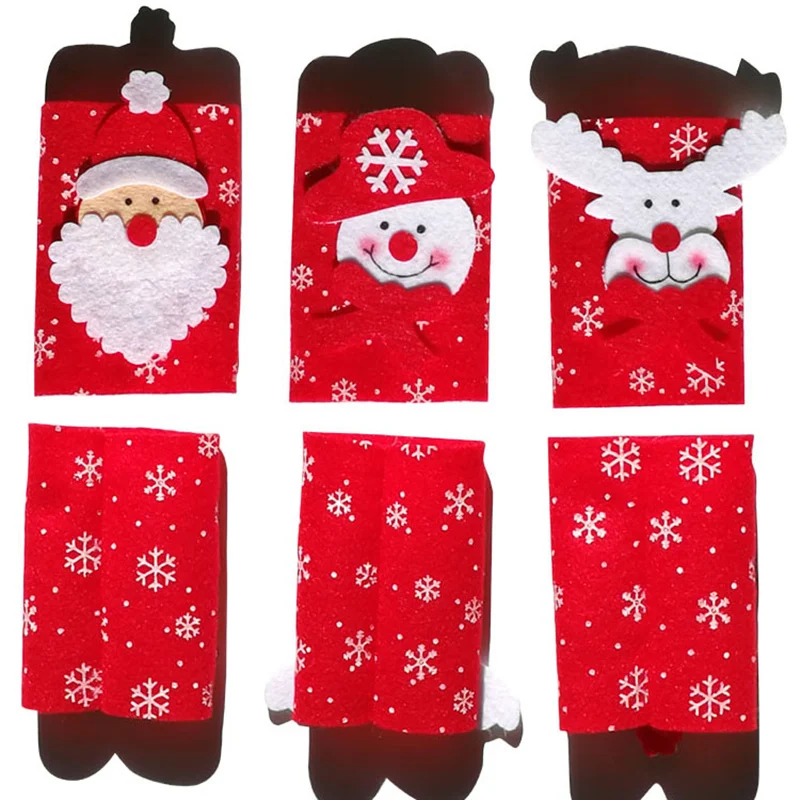 

50pcs/lot Furniture Leg Non-slip Table Chair Foot Protective Sleeve Table Chair Leg Foot Socks Christmas Decorations 30% off