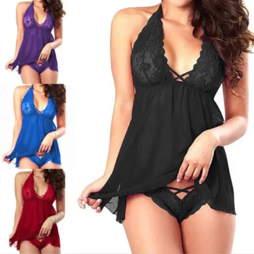 2018 новое нижнее белье большого размера кружевная одежда для сна женское комплект