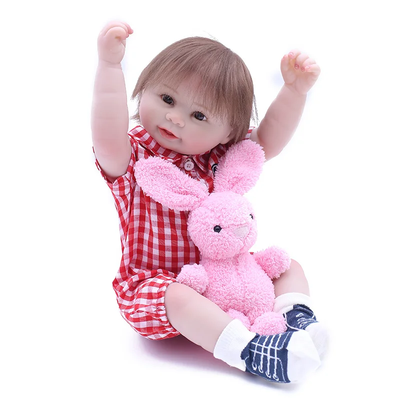 Кукла Reborn Bonecas 20 дюймов Реалистичная мягкая силиконовая кукла Bebe живой детский