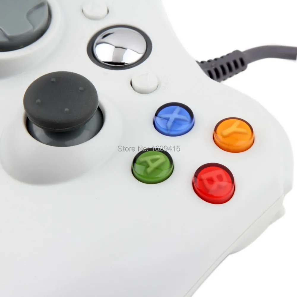 USB проводной Joypad геймпад для Microsoft Xbox 360 консоли контроллер черный белый цвет