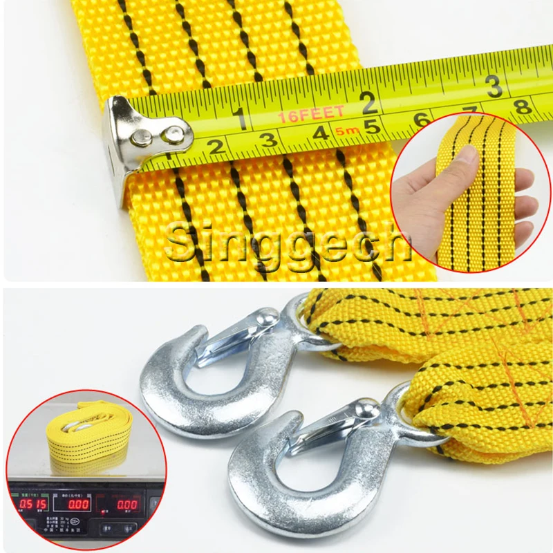 1 буксировочный трос для стайлинга автомобиля 3 метра тонны Renault Duster Laguna Megane 2 Logan