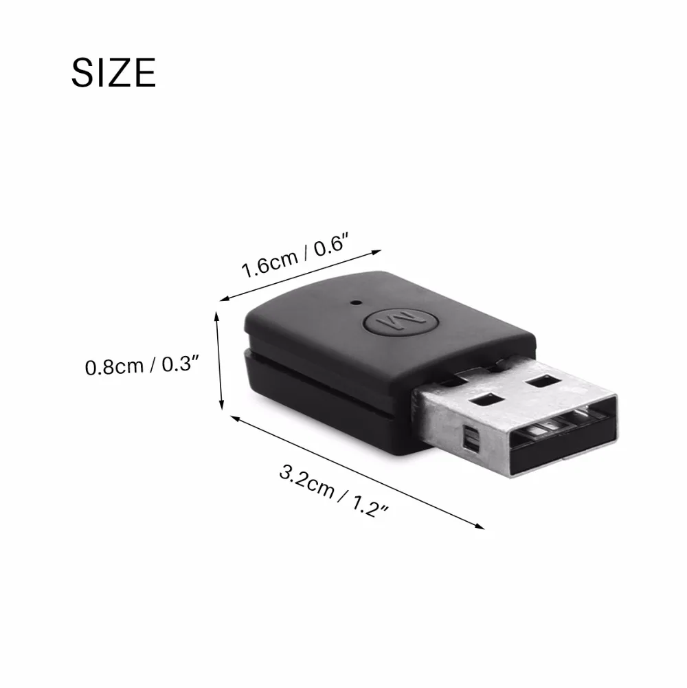 3,5 мм USB адаптер Bluetooth 4,0 Dongle EDR USB для PS4 Стабильная производительность Bluetooth гарнитуры с мужчин и женщин кабель