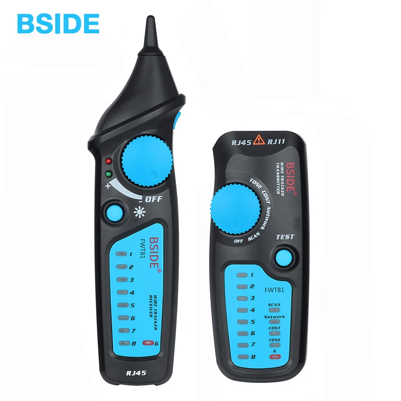 BSIDE FWT81 сетевой Ethernet кабель LAN тестер трекер Телефон RJ45 RJ11 провод usb детектор