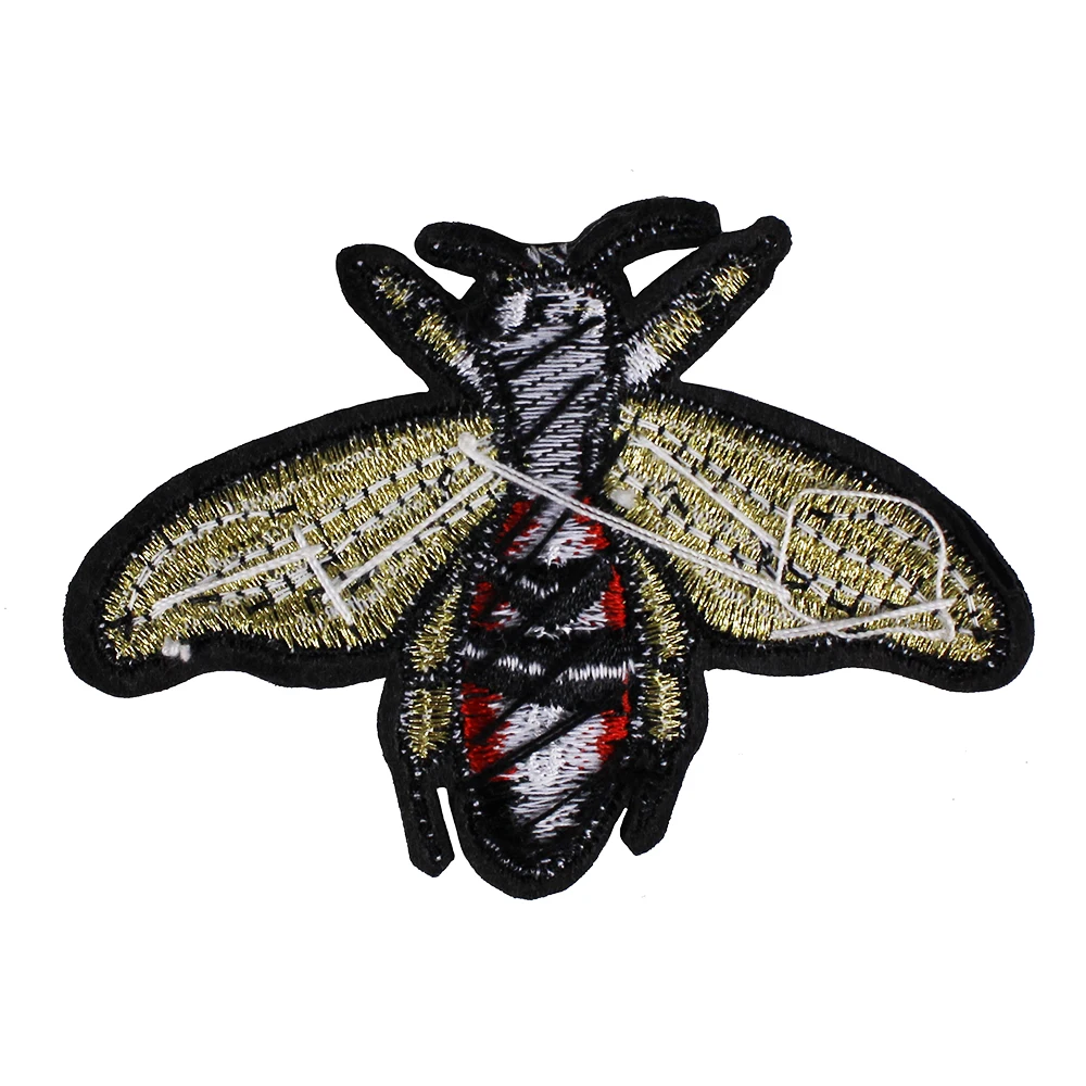 20 шт. вышивка бисером Алмазная пчела ткань патчи Кристалл Стразы Вышивка