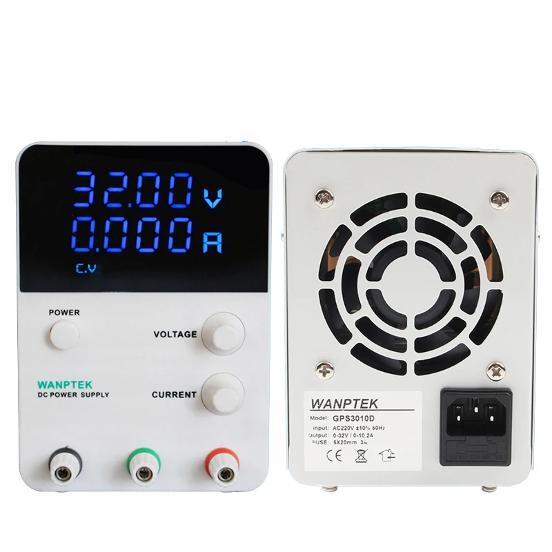 

High Precision Digital DC Power Supply GPS3010D Variable 30V/10A Voltage Regulator Laboratory Power Supply