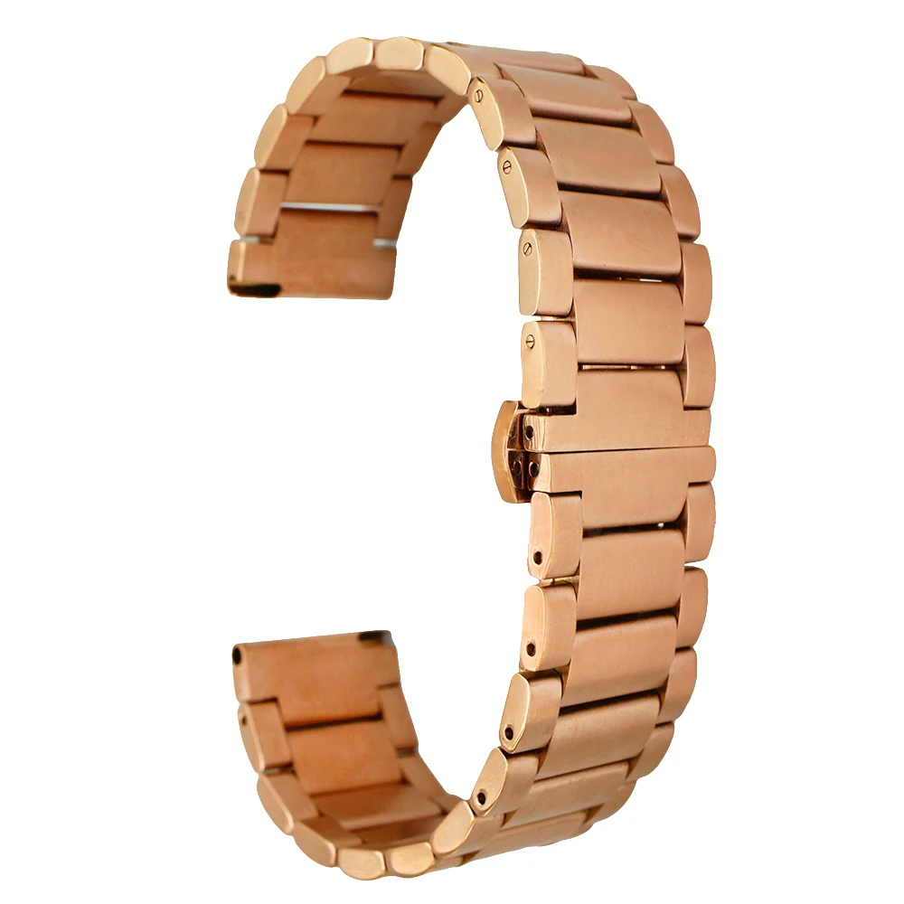 Ремешок из нержавеющей стали для наручных часов Montblanc быстросъемный