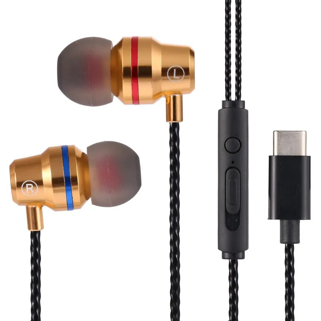 Type c наушники Pro гарнитура с микрофоном для мобильного телефона Xiaomi Auriculares Fone de