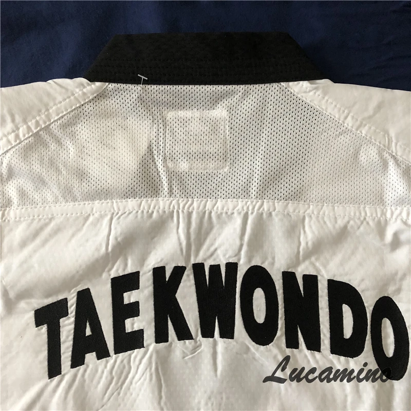 Breathable Pine tree SANG MOO SA taekwondo doboks Original good quality light Taekwondo uniforms for summer use size 160cm-210cm