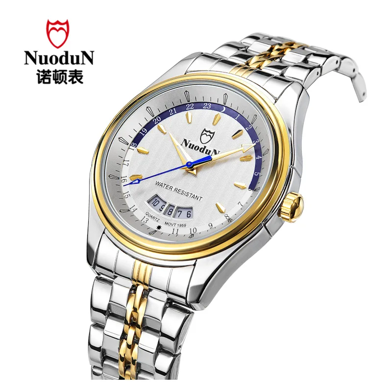 Часы наручные мужские Кварцевые водонепроницаемые брендовые Роскошные деловые