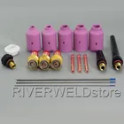 Газовые трубки для линз TIG и вольфрамовый комплект 2% вольфрама для сварофонарь, 18 шт.