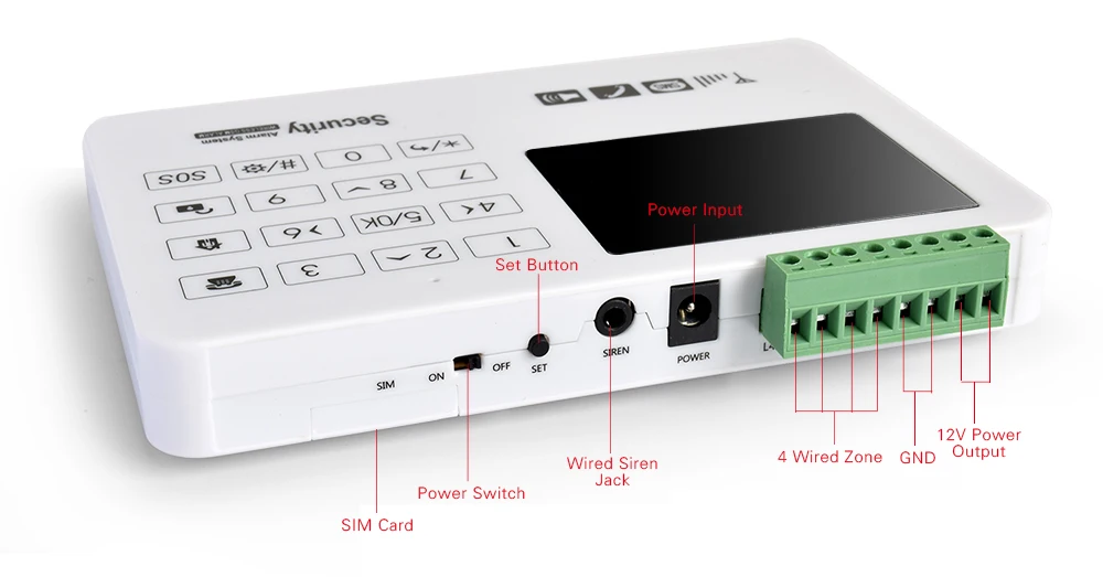 Smarsecur A30 приложение Беспроводная GSM сигнализация охранная система Охранная сигнализация Охранная ip-камера и детектор дыма