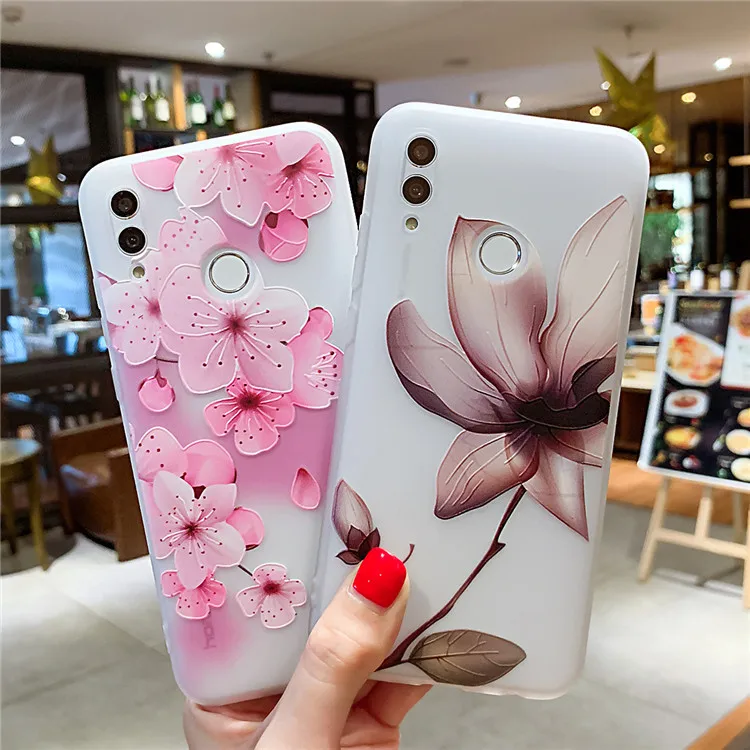 Симпатичный чехол для Huawei P30 P20 P10 Lite Мягкая силиконовая задняя крышка из ТПУ Y5 2018 Y9