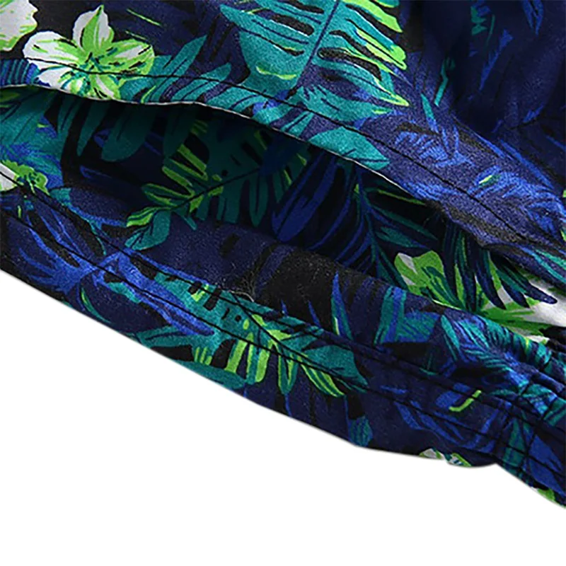Swimming Shorts Women Print Drawstring Loose Quick Drying Short Pants Swimwear Surfing Swim Trunks sportswear& accessorie