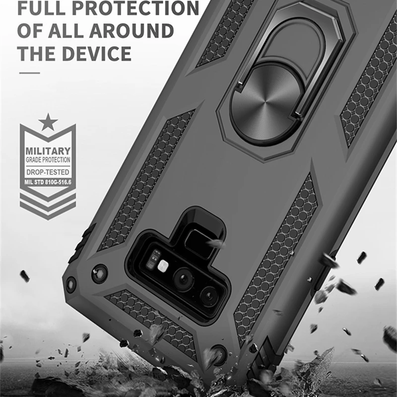 ТПУ + PC противоударный защитный чехол для мобильного телефона Samsung Galaxy Note 9 8 10 Pro