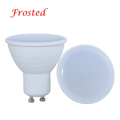 Frosted 120 Degree GU10 MR16 светодиодные лампы 5 W 7 W 220 V COB Чип Угол раскрытия луча 24 120 градусов Spotlight для экономии энергии дома комнатные лампочки лампада - Испускаемый цвет: Frosted 120 Degree