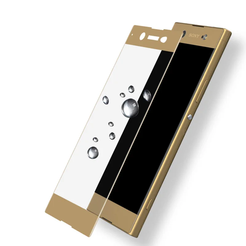 9H 3D закаленное стекло LCD изогнутая полная защитная крышка для экрана Sony Xperia XA XA1