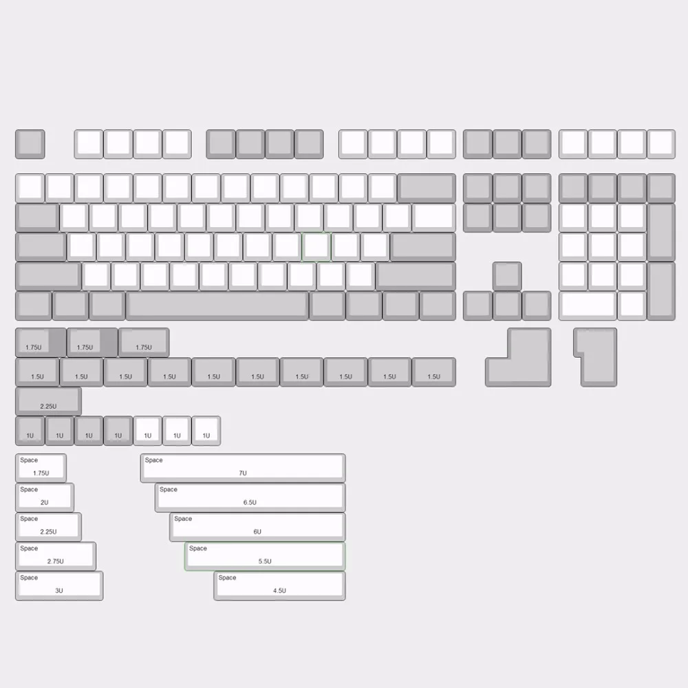 142 ключа XDA полный Keyset похож на DSA для MX механическая клавиатура Steelseries Ergodox Filco Leopold