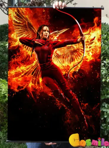 Игра Голодные игры домашний декор аниме постер настенный прокрутка большой 24x31