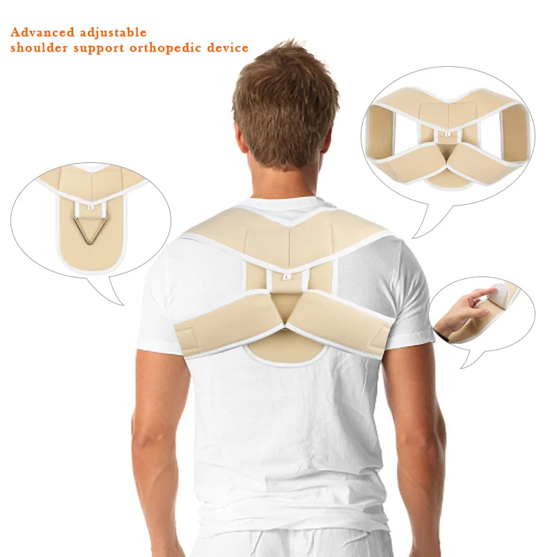 Adjustable Posture Correction Upper Back Shoulder Support Corrector Adult Children Spine Brace Belt | Красота и здоровье
