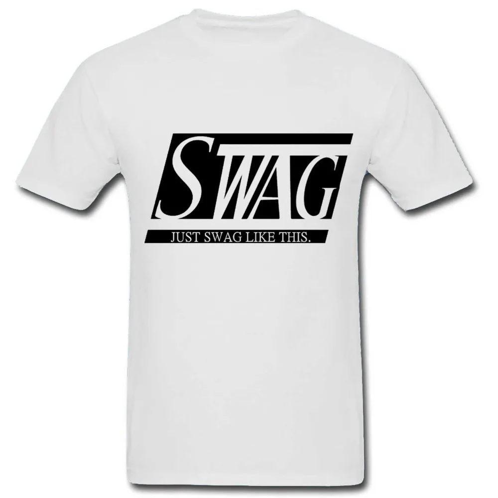 Новые печати swag футболки О-Образным Вырезом Стильная повседневная футболка