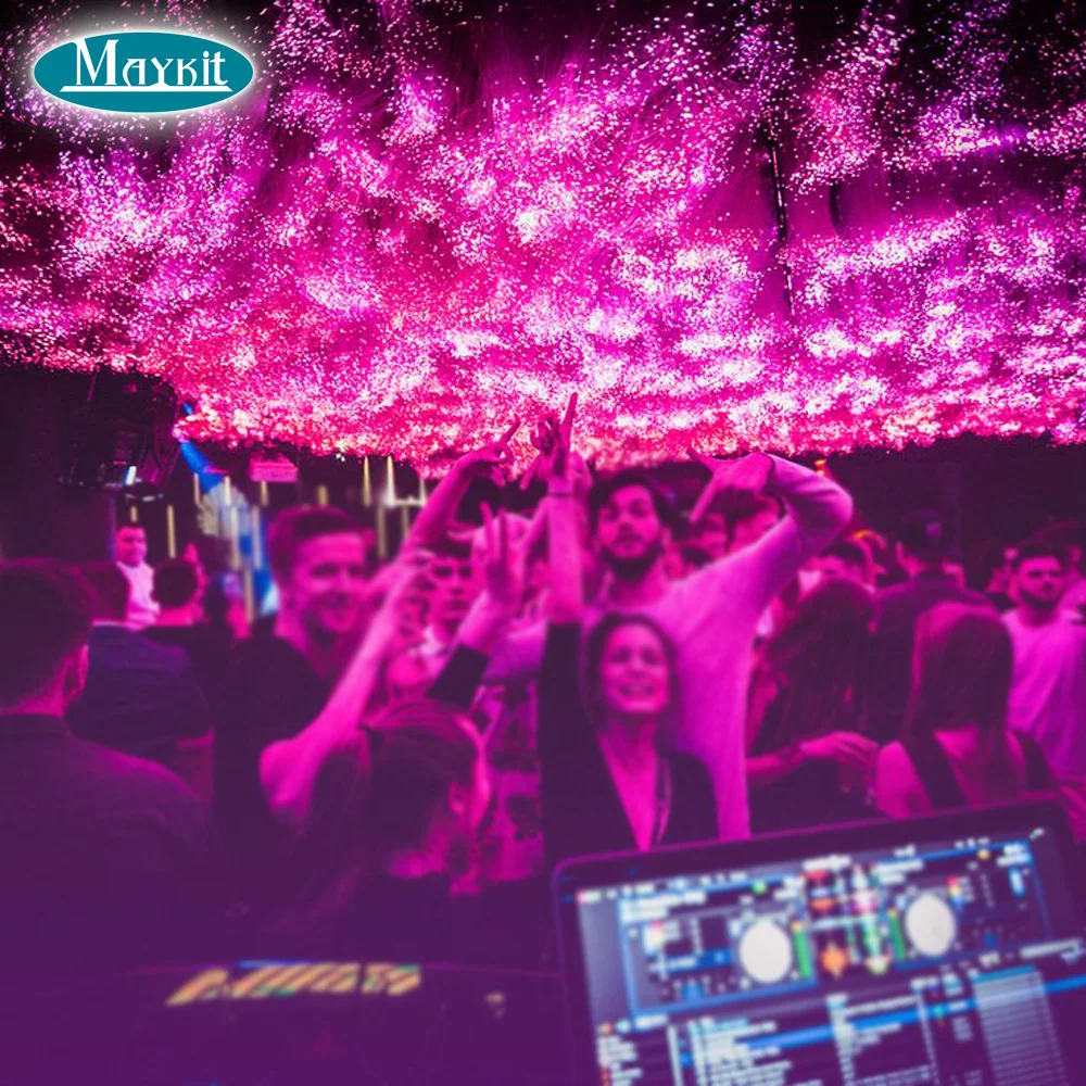 Maykit шикарный светящийся облачный волоконно оптический потолочный светильник с 32