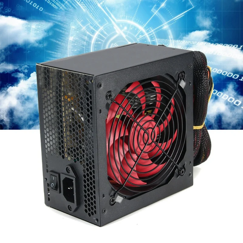 Eu Plug 800W For Intel Amd Pc 12V Atx Power Supply Sli Pci-E 12Cm Fan Computer Btc | Компьютеры и офис
