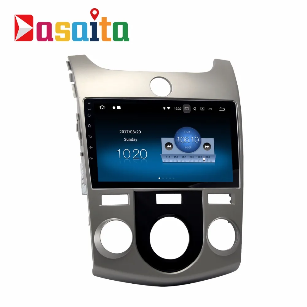 Dasaita 9 &quotAndroid 7 1 Автомобильный gps плеер Navi для Kia Cerato Nazao Forte с 2G + 16G четырехъядерный