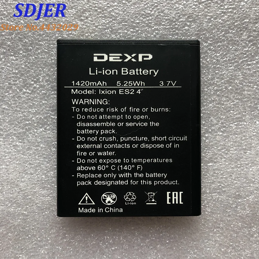 Для DEXP IXION ES2 4 &quotаккумулятор мобильный телефон литий-ионный аккумулятор замена |
