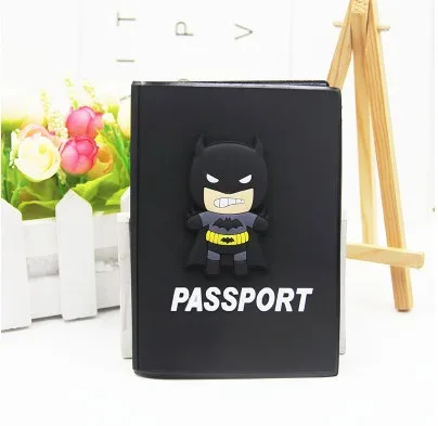 Yellow PassportCover CAJIFUCO, Обложка для паспорта, мультяшная, ПВХ, карамельный цвет, держатель для паспорта, для женщин и мужчин, чехол для паспорта, силиконовый, держатель для карт - Цвет: Yellow PassportCover