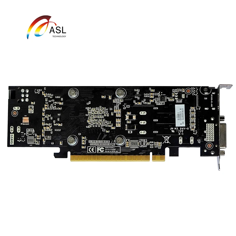 Новая Оригинальная ASL GT1050 SSLP видеокарта 2G GDDR5 128 бит видеокарты для nVIDIA Geforce GT 1050 Hdmi Dvi игры