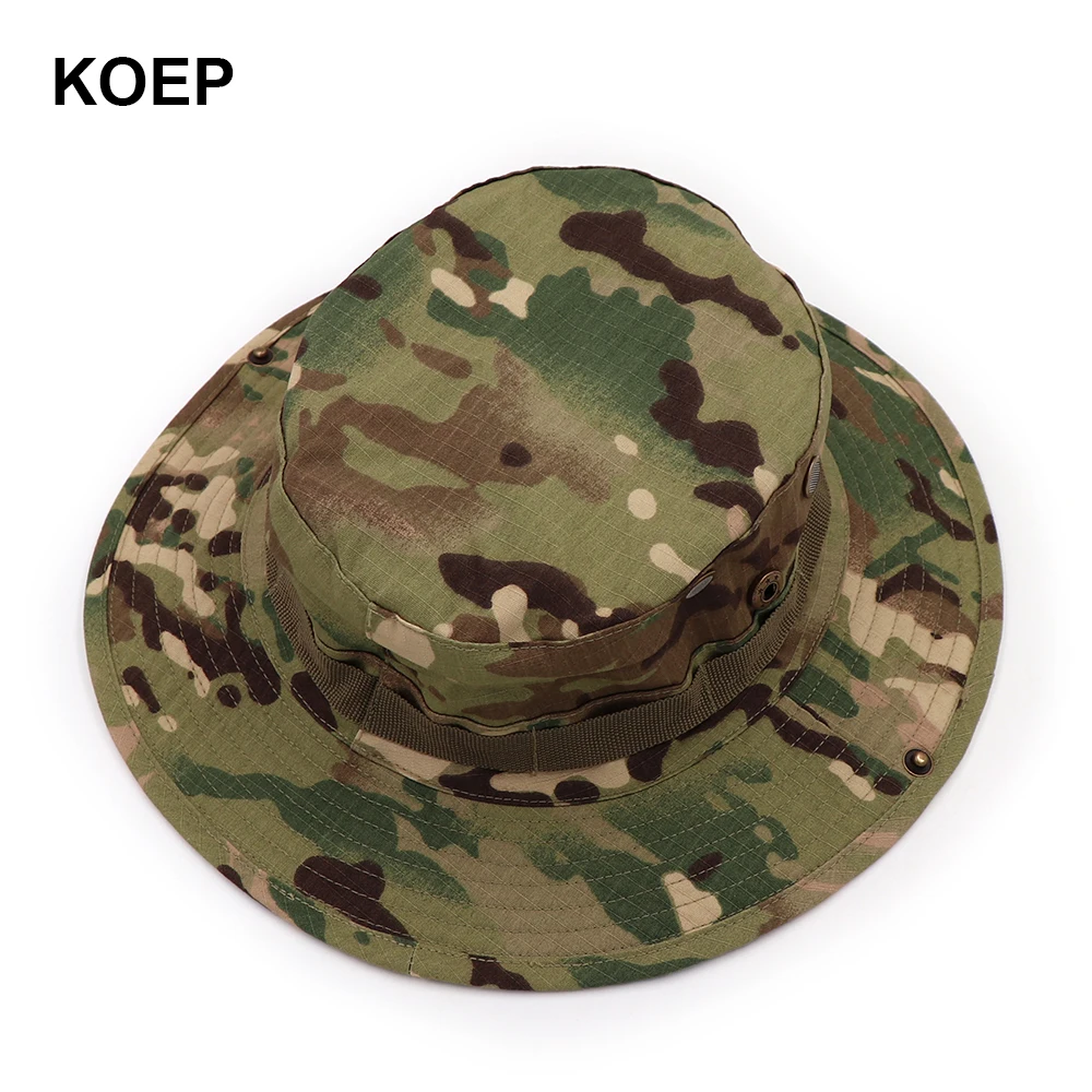 KOEP Nepalese Boonie шапки Тактические страйкбол Снайпер камуфляж дерево ведро шляпа аксессуары военная армия американская военная Мужская кепка