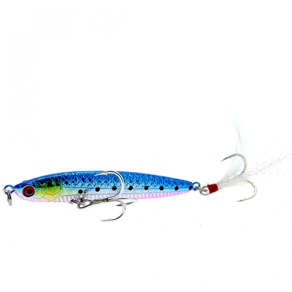 Рыболовная ложка для джиггинга железная свинцовая приманка пластина длинный